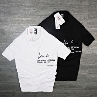 Quần áo thể thao - Cotton phối Chữ - 𝔹𝕀𝔾 𝔽𝐚𝕊ℍ𝕀𝕆ℕ