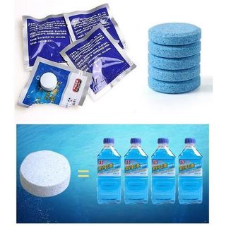 Hộp 10 viên sủi rửa kính xe ô tô