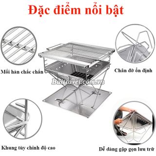Bếp nướng dã ngoại xếp gọn Campingmoon MT 045