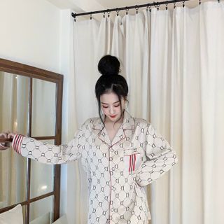 Đồ ngủ đồ mặc nhà tdqd D I O R kem chất lụa Quảng Châu cao cấp