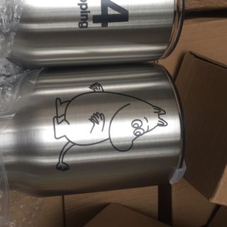 Cốc giữ nhiệt Thái Lan màu inox