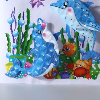 Decal 3D Nổi – Cá Heo