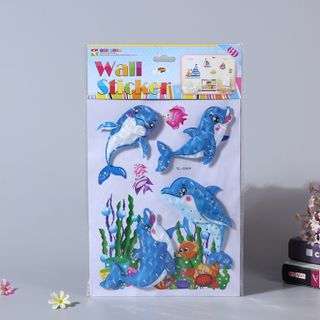 Decal 3D Nổi – Cá Heo