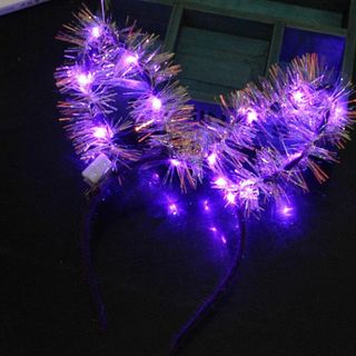 Cài tai thỏ có đèn 24k