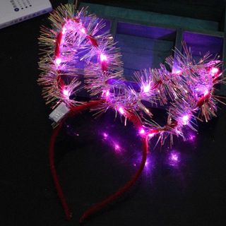 Cài tai thỏ có đèn 24k
