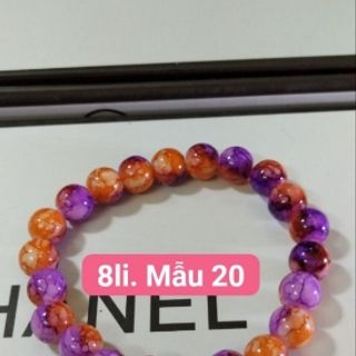Vòng tay chuỗi 8li đủ các màu lun