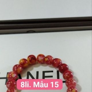 Vòng tay chuỗi 8li đủ các màu lun