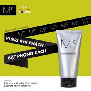 Sữa rửa mặt MdoC Blackhead Perfect Scrub Foam 150g - Mỹ Phẩm Nam Hàn Quốc giá sỉ