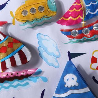 Decal 3D Nổi - Thuyền Buồm