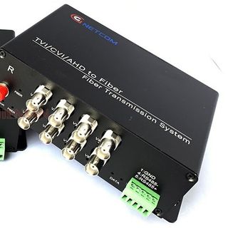 Bộ chuyển đổi video sang quang 8 kênh có ptz Gnetcom HL-8V1D-20T/R-1080P giá sỉ