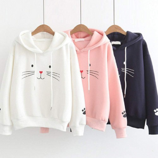 Áo hoodie nỉ Mèo
