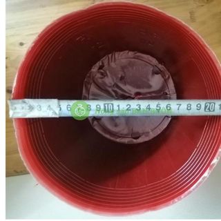 Chậu nhựa mềm (Bịch, Túi bầu) ươm cây 26x21, 1kg = 41 chậu 26x21 - Màu Đỏ