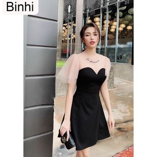 Binhi Đầm váy sỉ body đen cúp ngực cánh tiên siêu xinh cho nàng dạo phố dự tiệc giá sỉ