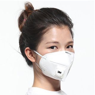 Khẩu trang 3M 9001V chất liệu vải không dệt cao cấp, có van thở 1 chiều, chống bụi siêu mịn PM2.5, chống các loại bụi gây hại cho hệ hô hấp