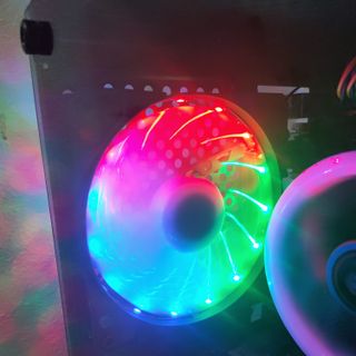 Fan Led Viettech 3 Màu Cánh Trắng - KHÔNG DÙNG HUB