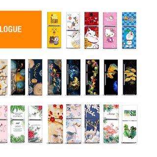 Sỉ - lẻ Decal dán tủ lạnh - chất liệu cao cấp