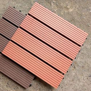 VỈ GỖ NHỰA COMPOSITE MÀU ĐỎ GẠCH