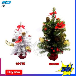 Cây Thông Mini 40cm Để Bàn Trang Trí Noel Kèm Phụ Kiện giá sỉ