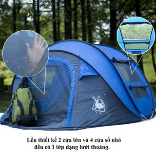 Lều dã ngoại tự bung dành cho 4-5 người Gazelle GL1265