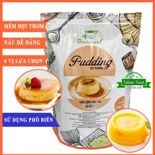 BỘT PUDDING TRỨNG BARISMATE (Gói 1KG) - Pudding Quen Thuộc Cho Món Trà Sữa