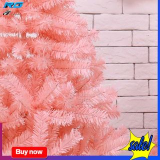 Cây Thông Noel 60CM Màu Hồng Kèm Dây Led Trang Trí Và Quả Châu Cực Đẹp