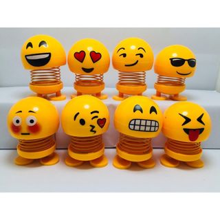 Thú nhún emoji lò xo ô tô
