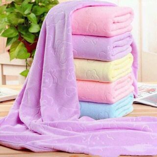 Combo 5 Khăn tắm xuất nhật siêu mềm mịn khổ 70x1,4M siêu mềm. (giao miễn phí HCM-HN-Bình Dương)