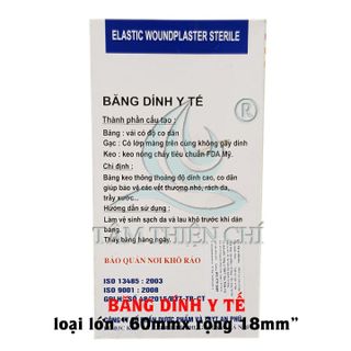 Băng cá nhân chữ thập hộp 100 cái