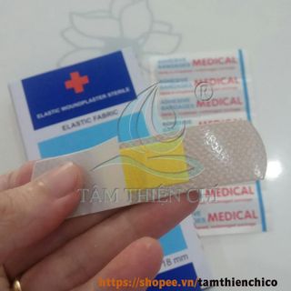 Băng cá nhân chữ thập hộp 100 cái