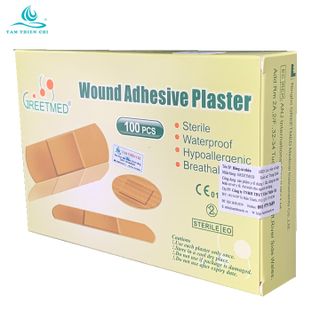 Băng cá nhân GREETMED 72 x 19mm hộp 100 pcs TTC