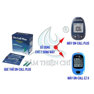 Que thử đường huyết ACON On Call Plus hộp 25 que rời