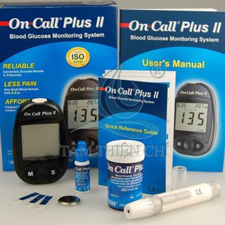 Que thử đường huyết ACON On Call Plus hộp 25 que rời