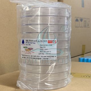 Đĩa Petri nhựa size 90mm HTM gói 10 cái