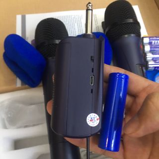 Bộ 2 Micro không dây đa năng Subos-W15 Karaoke - , tiện lợi dễ sư dụng