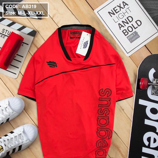 Áo thun nam cổ tròn phối Pegasus