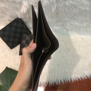 Ví kẻ ô da thật sang trọng