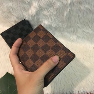 Ví kẻ ô da thật sang trọng