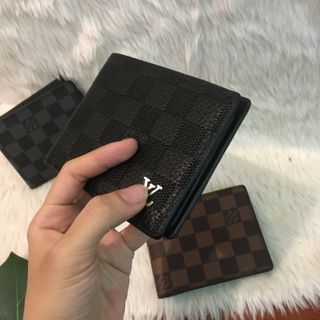 Ví kẻ ô da thật sang trọng