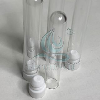 Ống nghiệm nhựa 7ml PS có nắp 2 tầng không nhãn gói 500 cái TTC