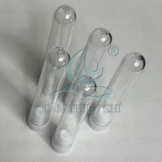 Ống nghiệm nhựa 7ml PS có nắp 2 tầng không nhãn gói 500 cái TTC