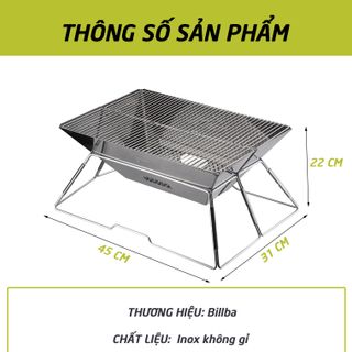 Bếp nướng dã ngoại gấp gọn có túi đựng BB7130