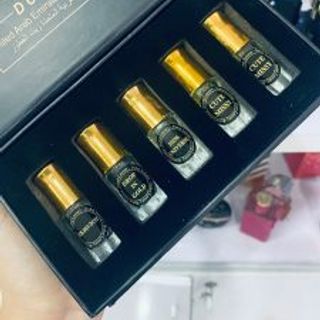 Set 5 tinh dầu nước hoa Dubai 5 x 3ml hộp mini xinh xắn