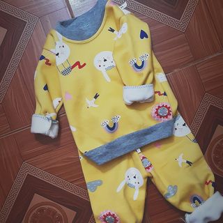 Bộ nỉ bông lộn xộn