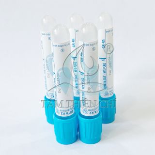 Ống nghiệm kháng đông EDTA HTM nắp cao su hộp 100 TTC