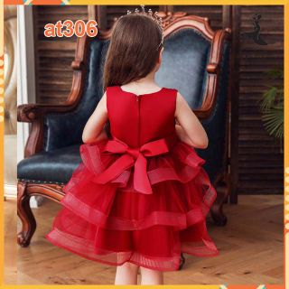 Đầm công chúa cho bé gái màu trắng từ 10kg đến 45kg