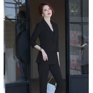 Set nguyên bộ áo Vest quần dài + Ghi Lê TJ33