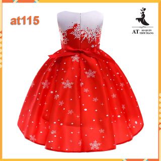 Đầm noel cho bé gái - Đầm giáng sinh cho bé gái từ 10kg đến 35kg