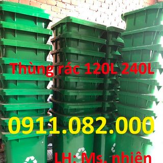 Chuyên sỉ lẻ thùng rác giá rẻ tại đồng tháp- Giảm giá thùng rác 120L 240L 660L-