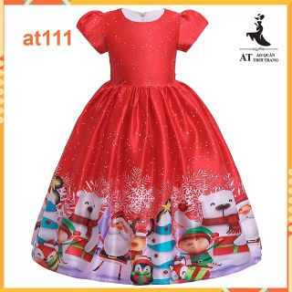 Đầm giáng sinh cho bé gái từ 20kg đến 45kg