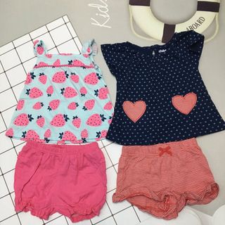 Bộ áo quần thời trang cho bé gái họa tiết xinh xắn đáng yêu BD002